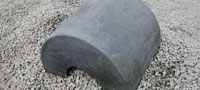 blue coping stone for pillar